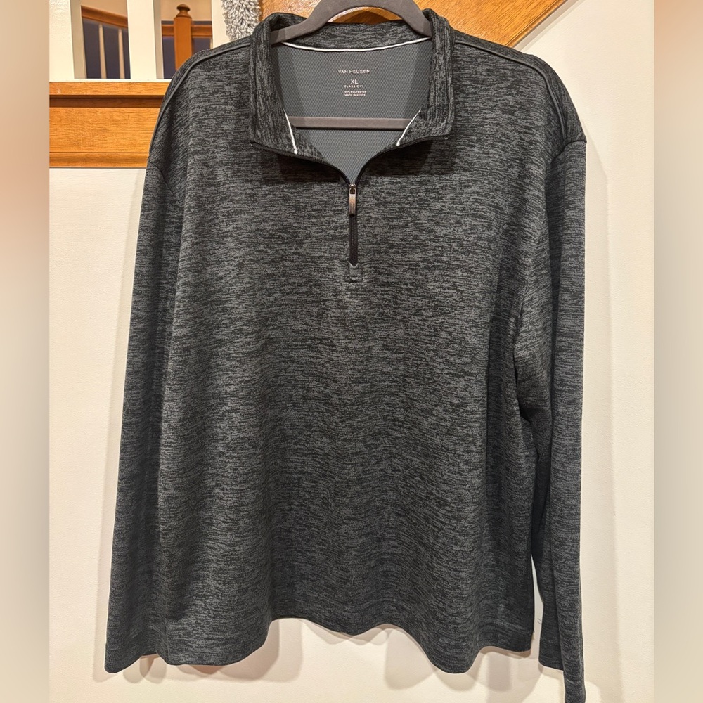 Van Heusen Gray Quarter-Zip